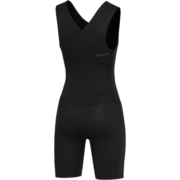 2024 Mystic Womens Brand 2mm Zip Free Short Jane Wetsuit - Black